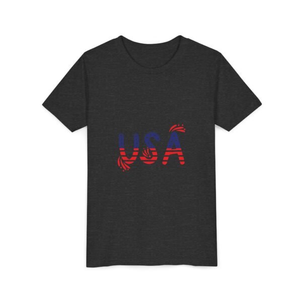 Patriotic Youth Short Sleeve Tee - USA Design for Fourth of July & Independence Day Celebrations