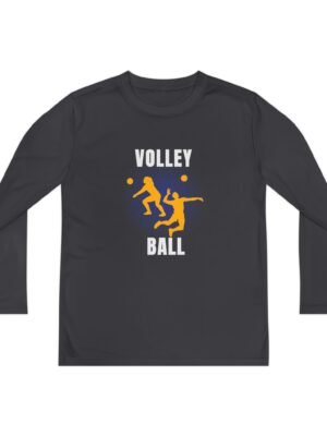 Youth Long Sleeve Volleyball Tee - Perfect for Sports Enthusiasts
