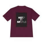 Unisex Moisture Wicking Tee - 'Keep It Simple' Workout Shirt