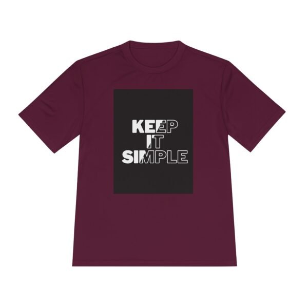 Unisex Moisture Wicking Tee - 'Keep It Simple' Workout Shirt