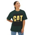 Cat-Themed Unisex Oversized Tee - Perfect for Cat Lovers