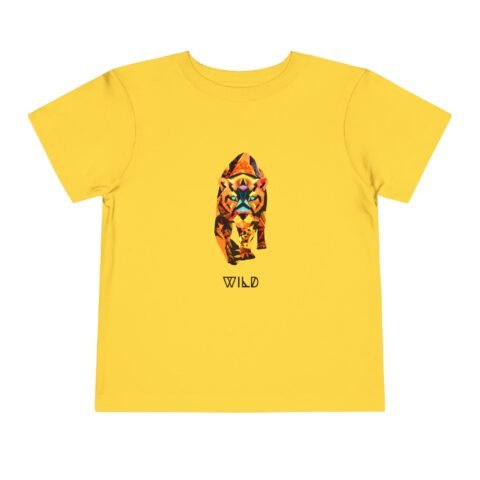 Wild Animal Toddler Tee | Cute Kids' Shirt for Playtime, Safari Party, Birthday Gift, Wild Child Outfit, Stylish Kids Apparel