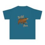 Wild One Youth Tee - Cute Bear Graphic T-Shirt for Kids
