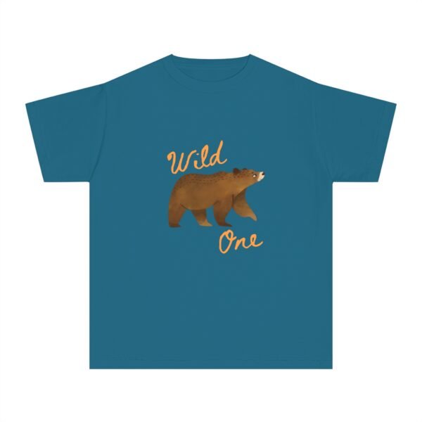 Wild One Youth Tee - Cute Bear Graphic T-Shirt for Kids