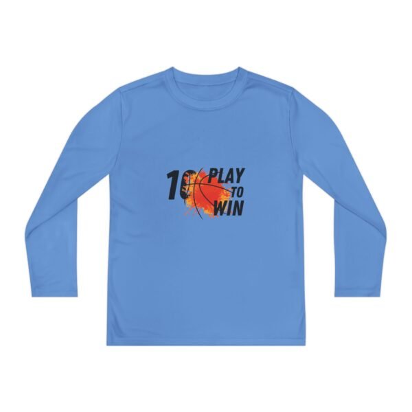 Youth Basketball Long Sleeve Tee - Play to Win