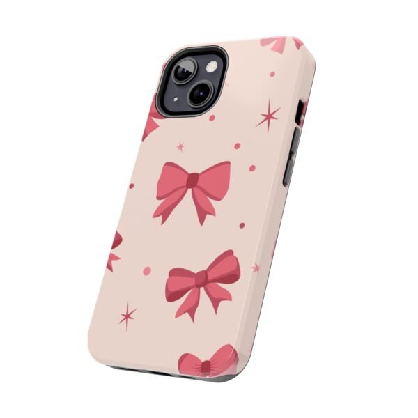 Chic Bow Phone Case, Stylish Phone Cover, Gift for Her, Trendy Tech Accessory, Cute Bow Design, Durable Phone Case