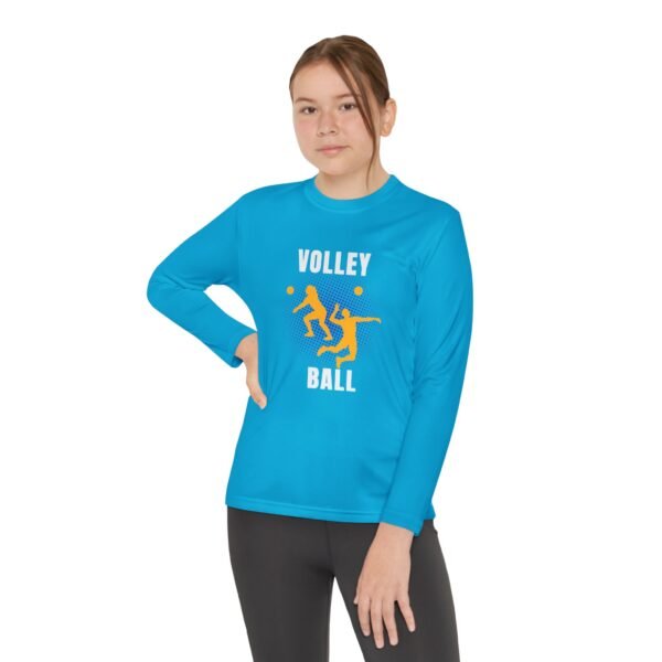 Youth Long Sleeve Volleyball Tee - Perfect for Sports Enthusiasts