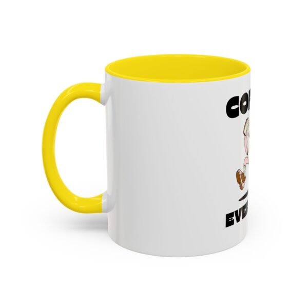 Running Coffee Mug - Funny Coffee Lover Gift, Cute Ceramic Cup for Every Day, Perfect for Birthdays, Christmas, Tea Lovers