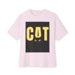 Cat-Themed Unisex Oversized Tee - Perfect for Cat Lovers