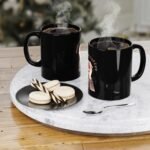 Morning Coffee Black Mug | Cozy, Gift for Coffee Lovers, Home Decor, Office Mug, Morning Routine