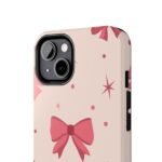 Chic Bow Phone Case, Stylish Phone Cover, Gift for Her, Trendy Tech Accessory, Cute Bow Design, Durable Phone Case
