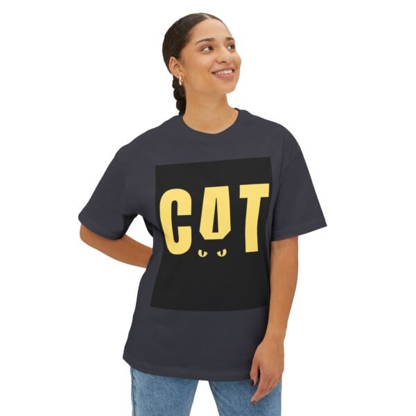 Cat-Themed Unisex Oversized Tee - Perfect for Cat Lovers