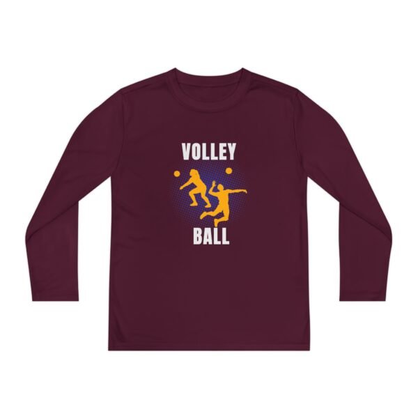 Youth Long Sleeve Volleyball Tee - Perfect for Sports Enthusiasts