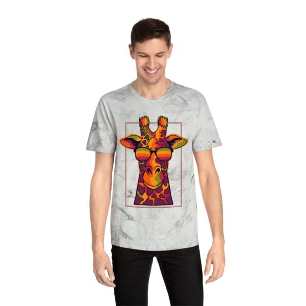 Colorful Giraffe Graphic T-Shirt - Unisex Casual Wear