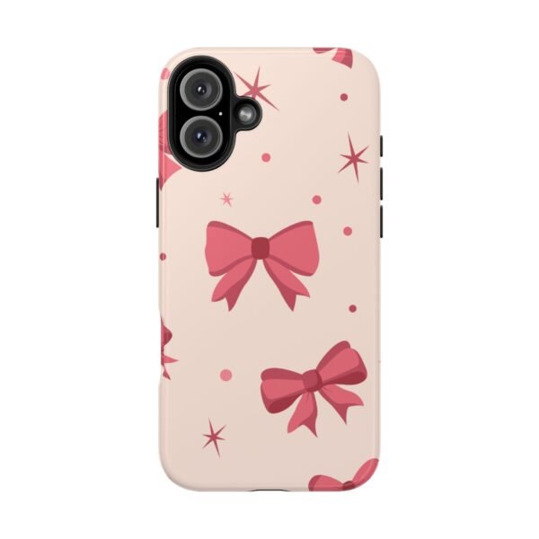 Chic Bow Phone Case, Stylish Phone Cover, Gift for Her, Trendy Tech Accessory, Cute Bow Design, Durable Phone Case