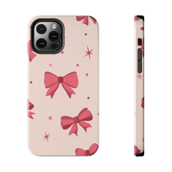 Chic Bow Phone Case, Stylish Phone Cover, Gift for Her, Trendy Tech Accessory, Cute Bow Design, Durable Phone Case