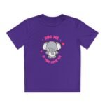 Youth Elephant Graphic Tee - "Hug Me If You Love Me"