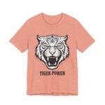 Tiger Power Unisex Jersey Tee - Bold Graphic T-Shirt for Animal Lovers