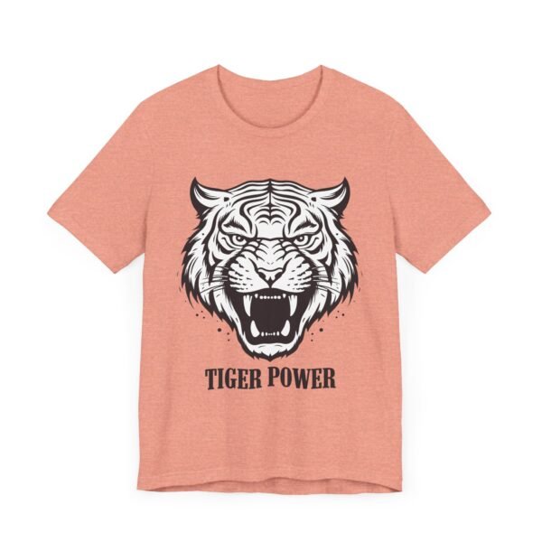 Tiger Power Unisex Jersey Tee - Bold Graphic T-Shirt for Animal Lovers