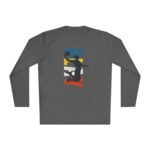 Unisex Lightweight Long Sleeve Tee – Basketball Dunk Design