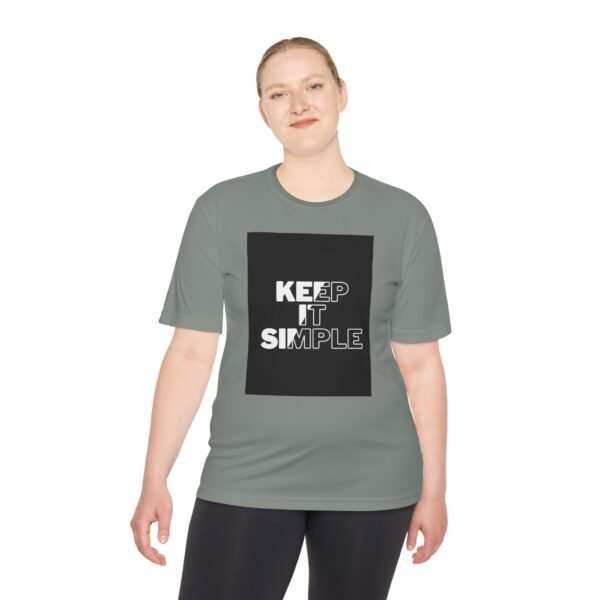 Unisex Moisture Wicking Tee - 'Keep It Simple' Workout Shirt