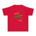 Wild One Youth Tee - Cute Bear Graphic T-Shirt for Kids