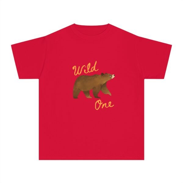 Wild One Youth Tee - Cute Bear Graphic T-Shirt for Kids
