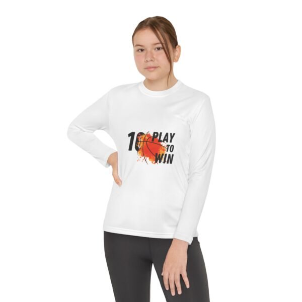 Youth Basketball Long Sleeve Tee - Play to Win
