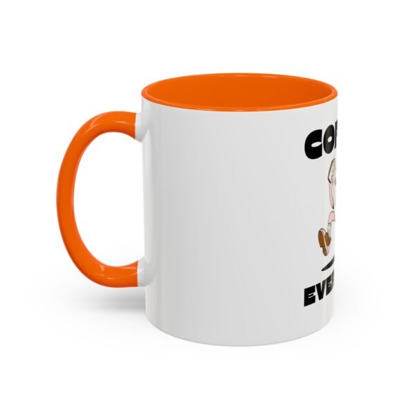 Running Coffee Mug - Funny Coffee Lover Gift, Cute Ceramic Cup for Every Day, Perfect for Birthdays, Christmas, Tea Lovers