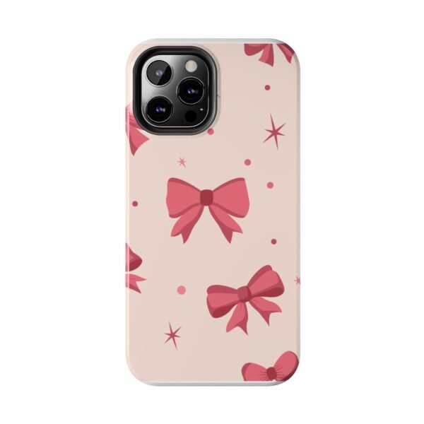 Chic Bow Phone Case, Stylish Phone Cover, Gift for Her, Trendy Tech Accessory, Cute Bow Design, Durable Phone Case