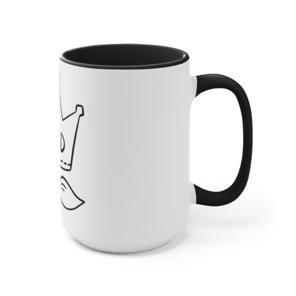Dad Crown Accent Mug, Funny Coffee Cup for Father's Day, Gift for Dad, Unique Dad Mug, Dad Appreciation Gift