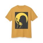 Retro Butterfly Silhouette Tee - Unisex Garment-Dyed Cotton T-Shirt