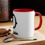 Adorable Penguin Mug - Colorful Accent Coffee Cup, Cute Gift for Animal Lovers, Penguin Decor, Fun Kitchenware, Perfect for Birthdays