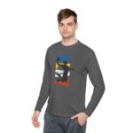 Unisex Lightweight Long Sleeve Tee – Basketball Dunk Design