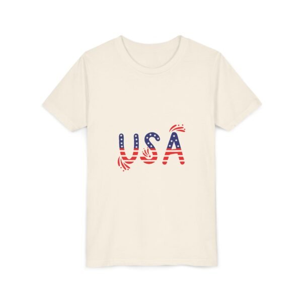 Patriotic Youth Short Sleeve Tee - USA Design for Fourth of July & Independence Day Celebrations