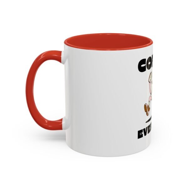 Running Coffee Mug - Funny Coffee Lover Gift, Cute Ceramic Cup for Every Day, Perfect for Birthdays, Christmas, Tea Lovers