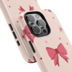 Chic Bow Phone Case, Stylish Phone Cover, Gift for Her, Trendy Tech Accessory, Cute Bow Design, Durable Phone Case