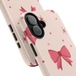 Chic Bow Phone Case, Stylish Phone Cover, Gift for Her, Trendy Tech Accessory, Cute Bow Design, Durable Phone Case