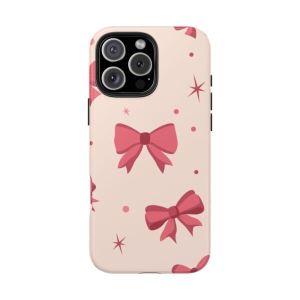 Chic Bow Phone Case, Stylish Phone Cover, Gift for Her, Trendy Tech Accessory, Cute Bow Design, Durable Phone Case