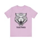 Tiger Power Unisex Jersey Tee - Bold Graphic T-Shirt for Animal Lovers