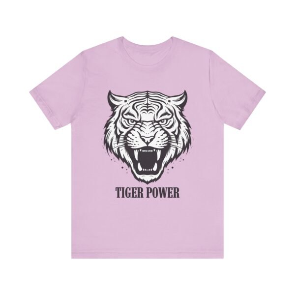 Tiger Power Unisex Jersey Tee - Bold Graphic T-Shirt for Animal Lovers