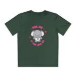 Youth Elephant Graphic Tee - "Hug Me If You Love Me"