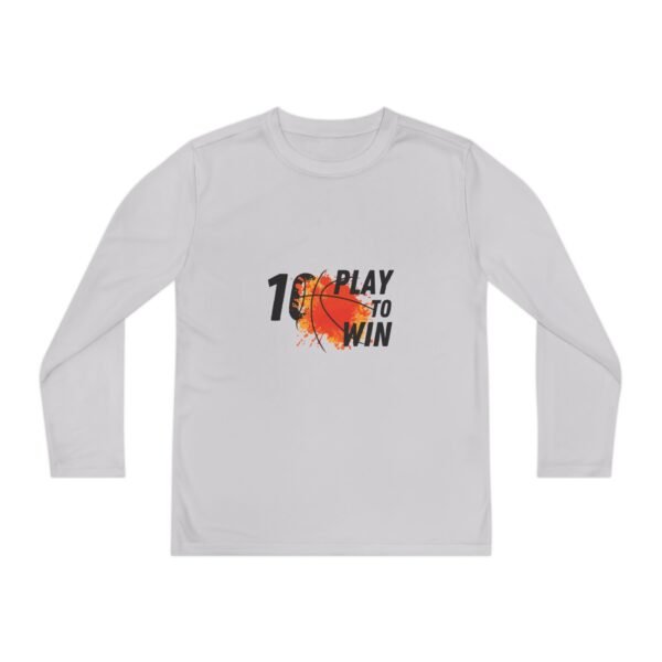 Youth Basketball Long Sleeve Tee - Play to Win