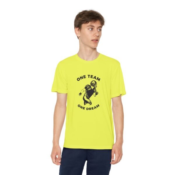 Youth Competitor Tee - One Team One Dream Football Shirt for Young Athletes