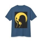 Retro Butterfly Silhouette Tee - Unisex Garment-Dyed Cotton T-Shirt