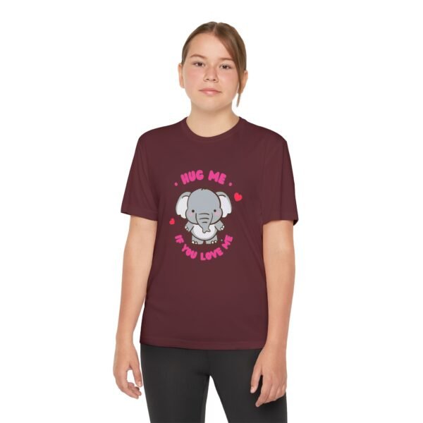 Youth Elephant Graphic Tee - "Hug Me If You Love Me"