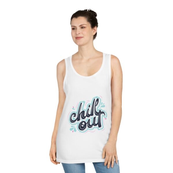 Chill Out Unisex Softstyle™ Tank Top - Relaxed Summer Vibes