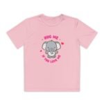 Youth Elephant Graphic Tee - "Hug Me If You Love Me"