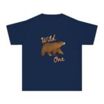 Wild One Youth Tee - Cute Bear Graphic T-Shirt for Kids