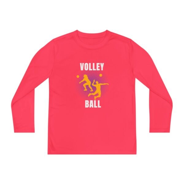 Youth Long Sleeve Volleyball Tee - Perfect for Sports Enthusiasts